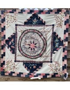 Blush and Blue Quilt mystère 2020